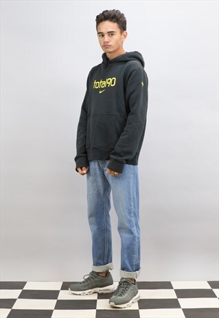 BLACK TOTAL 90 NIKE HOODED SWEATSHIRT
