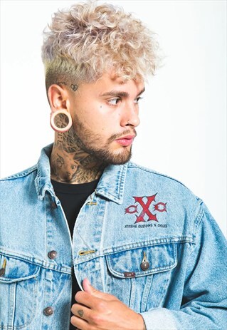 VINTAGE 80S ORIGINAL LEE BASIC DENIM JACKET/ S6728