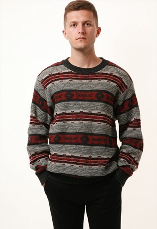 90S VINTAGE BENETTON WOOL KNITWEAR JUMPER 14448