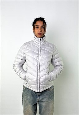 Light Grey 90s The North Face 550 Series Puffer Jacket Coat