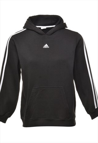 VINTAGE ADIDAS HOODED SWEATSHIRT - M