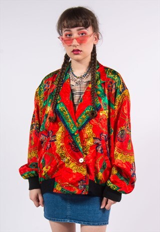 VINTAGE 90'S BAROQUE PATTERN JACKET
