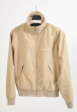 Vintage 00s  bomber  jacket in beige