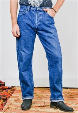 WRANGLER jeans W36 L34 classic blue vintage 90s high waist 