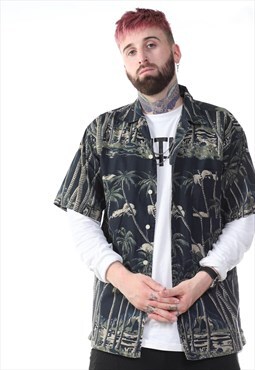 Vintage Hawaiian Palm Tree Shirt