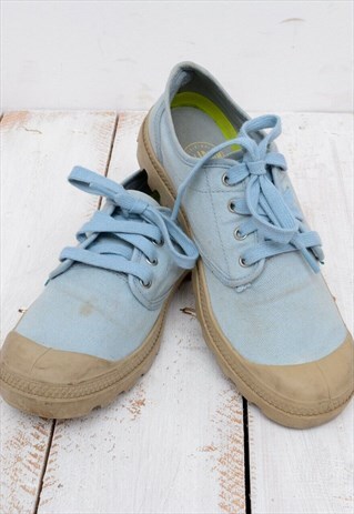 PALLADIUM BABY BLUE SHOES BOOTS SHORT UK 7 EU 41 TRAINERS