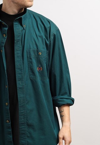 VINTAGE COTTON SHIRT GREEN