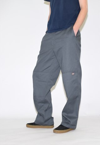 VINTAGE GREY DICKIES WORKWEAR PANTS TROUSERS