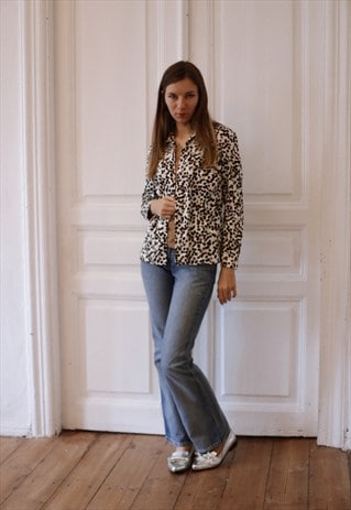 VINTAGE BLUE FLARE JEANS
