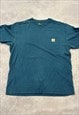 CARHARTT TEE CHEST POCKET EMBROIDERED LOGO T-SHIRT