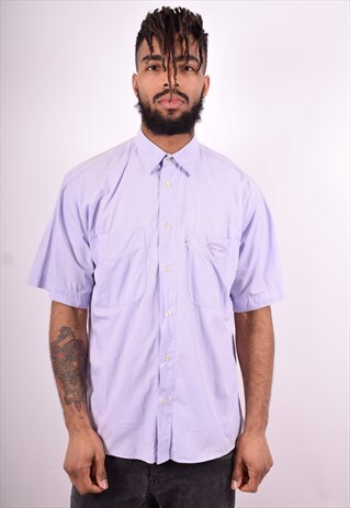 LEVI'S MENS VINTAGE SHIRT MEDIUM PURPLE 90'S