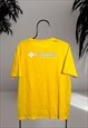 Columbia CSC Rear Graphic Short Sleeve T-Shirt In Yellow 