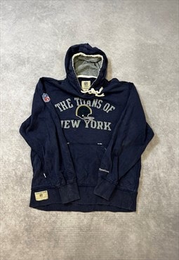 Reebok x NFL Hoodie Pullover Titans of New York Logo