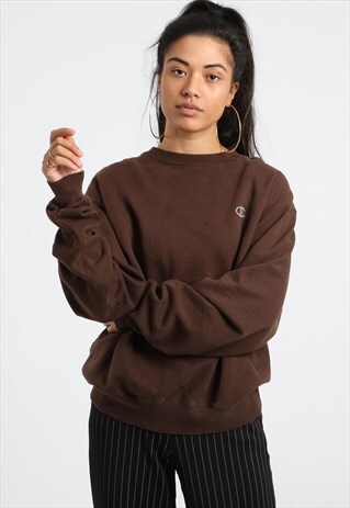 90S CHAMPION EMBROIDERED LOGO SWEATSHIRT