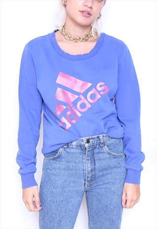 adidas pink sweater