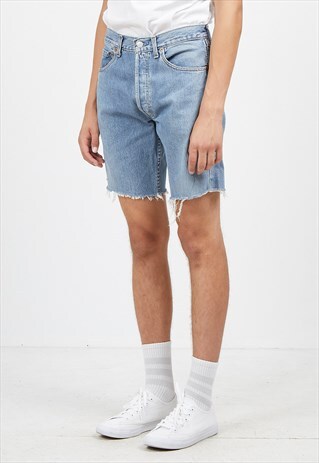VINTAGE RETRO BLUE LEVI'S 501 FIT MINI DENIM SHORTS