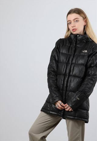 VINTAGE THE NORTH FACE MEDIUM BLACK PADDED JACKET