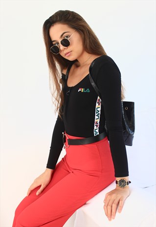 90'S RETRO AND RARE FESTIVAL BODYSUIT WITH SIDE TAPING