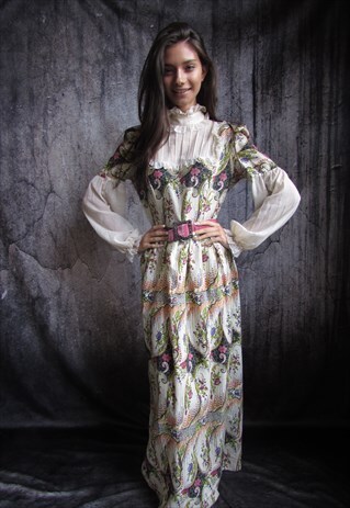 REVIVAL VINTAGE RARE PRAIRIE BOHO DRESS