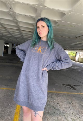 VINTAGE CALVIN KLEIN SWEATSHIRT DRESS