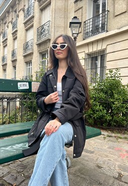 Kzell Belted jacket in Black