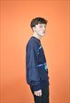 VINTAGE DARK BLUE CLASSIC GRAPHIC 80'S SWEATSHIRT