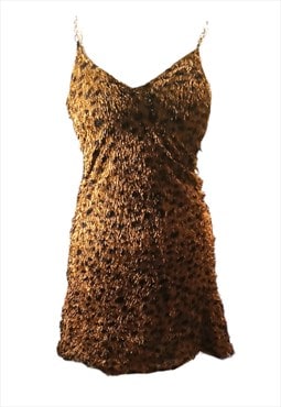 Y2K fuzzy mini dress