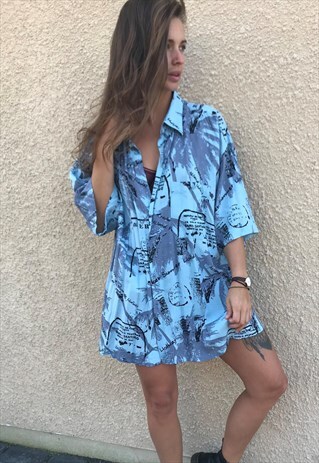 OVERSIZED RETRO 90S 80S VINTAGE UNISEX FESTIVAL SHIRT