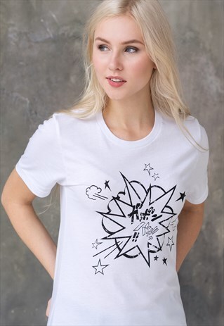 MANGA COMIC BOOK COMICS KAWAII CUTE WOMEN'S T SHIRT TEE TOP