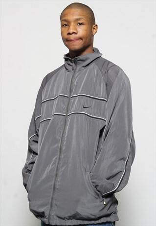VINTAGE ADIDAS TRACK JACKET GREY