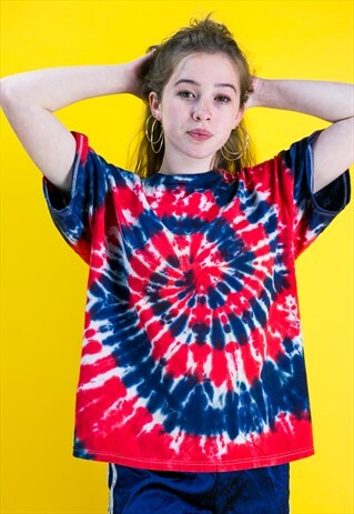 TIE DYE USA T-SHIRT / DRESS