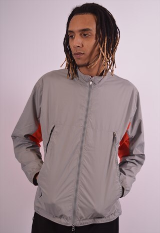 VINTAGE NIKE TRACKSUIT TOP JACKET GREY