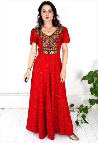 VINTAGE SHISHA EMBROIDERED DRESS