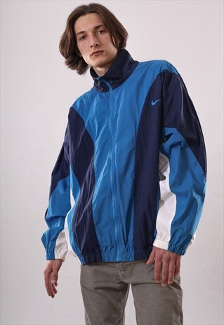 90'S VINTAGE MENS NIKE WINDBREAKER TRACK SUIT JACKET