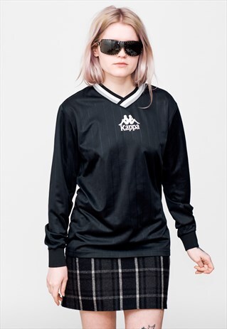 VINTAGE 90S CLASSIC SPORTS LONG-SLEEVE T-SHIRT IN BLACK