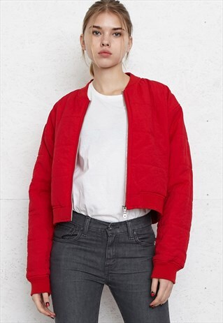 VINTAGE RED OTW CROPPED JACKET