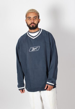 VINTAGE REEBOK SWEATSHIRT NAVY