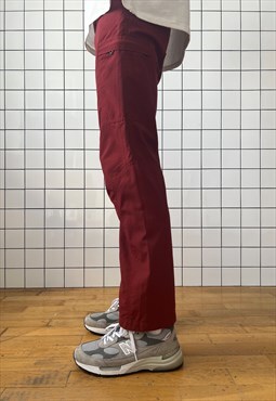Vintage PATAGONIA Pants Hiking Trekking Dark Red