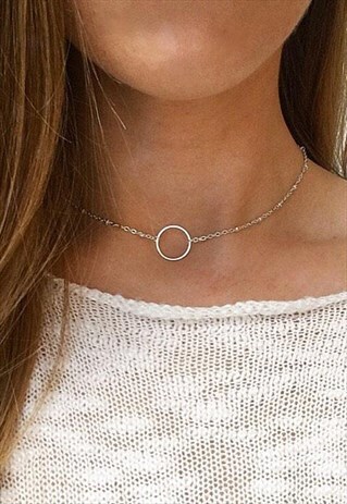 KARMA HOOP NECKLACE