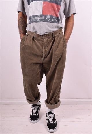 POLO RALPH LAUREN MENS VINTAGE CORDUROY TROUSERS W36 L31 90'