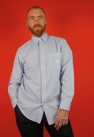 VINTAGE 1990S LARGE CHAPS STRIPPED SHIRT