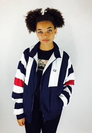 FRED PERRY 80S COTTON LINED TRACK JACKET