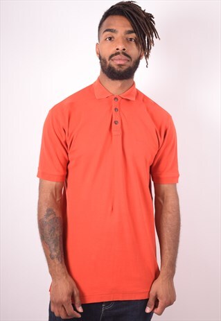 PATAGONIA MENS VINTAGE POLO SHIRT SMALL RED 90S