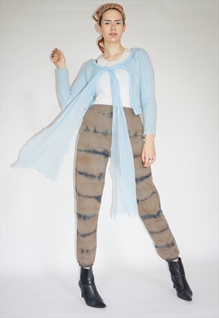 BABYBLUE THICK KNIT TOP - LOVE SEX MONEY BEDAZZLED