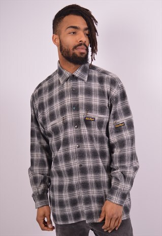 VINTAGE SHIRT CHECK GREY
