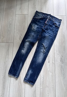 Dsquared2 Skinny Blue Denim Jeans