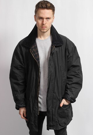 VINTAGE OVERSIZED WAX JACKET
