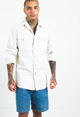 VINTAGE 80S CLASSIC POLO RALPH LAUREN SHIRT / S5004