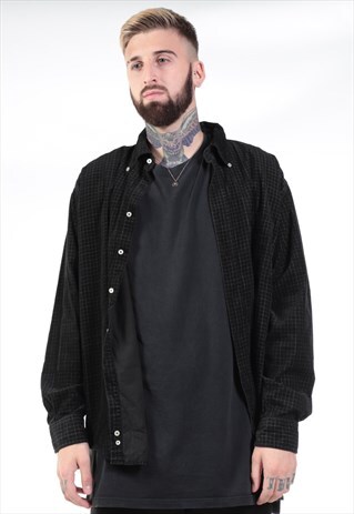 VINTAGE CORDUROY CHECK SHIRT