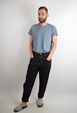VINTAGE JEANS MADE IN HONG KONG SIZE 34 (1616)